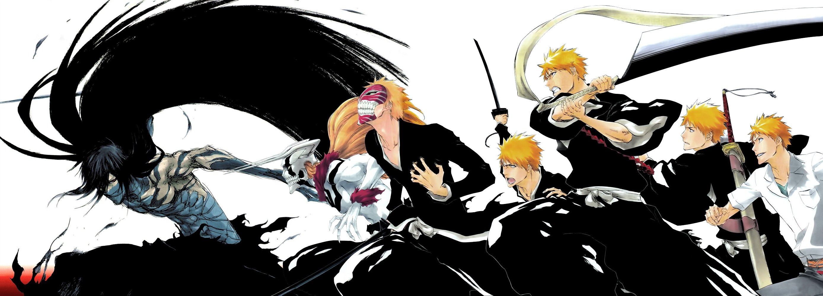 bleach, Japanese, Clothes, Kubo, Tite, Kurosaki, Ichigo, Male, Sword, Weapon Wallpaper