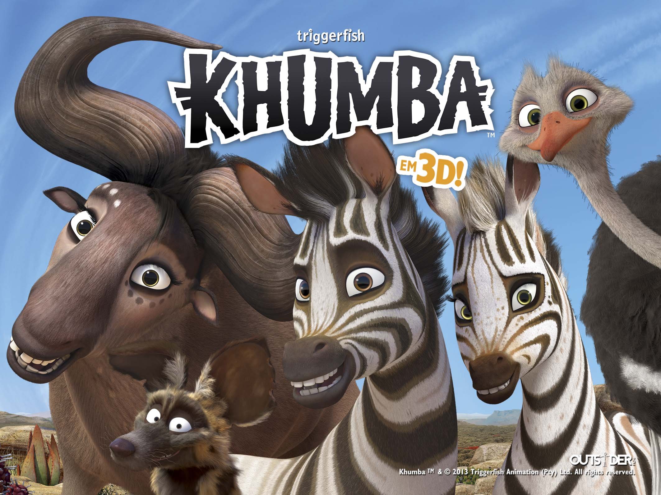 Khumba Animation Adventure Family Cartoon Zebra Wallpapers HD 