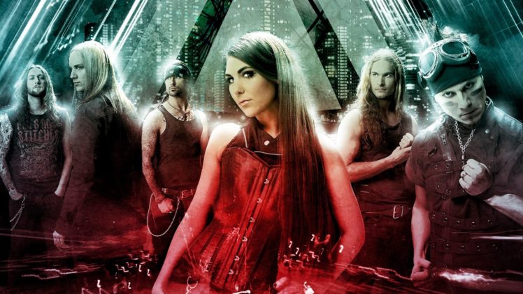 amaranthe, Power, Melodic, Death, Metal, Heavy, Metalcore HD Wallpaper Desktop Background