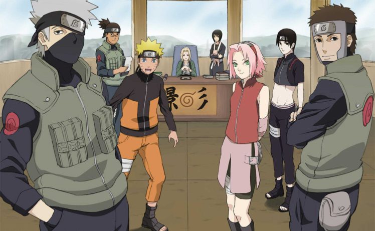 naruto, Sai, Iruka, Yamato, Tsunade, Kakashi, Sakura, Shitsune HD Wallpaper Desktop Background