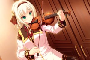 musical, Instrument, Violin, Girl