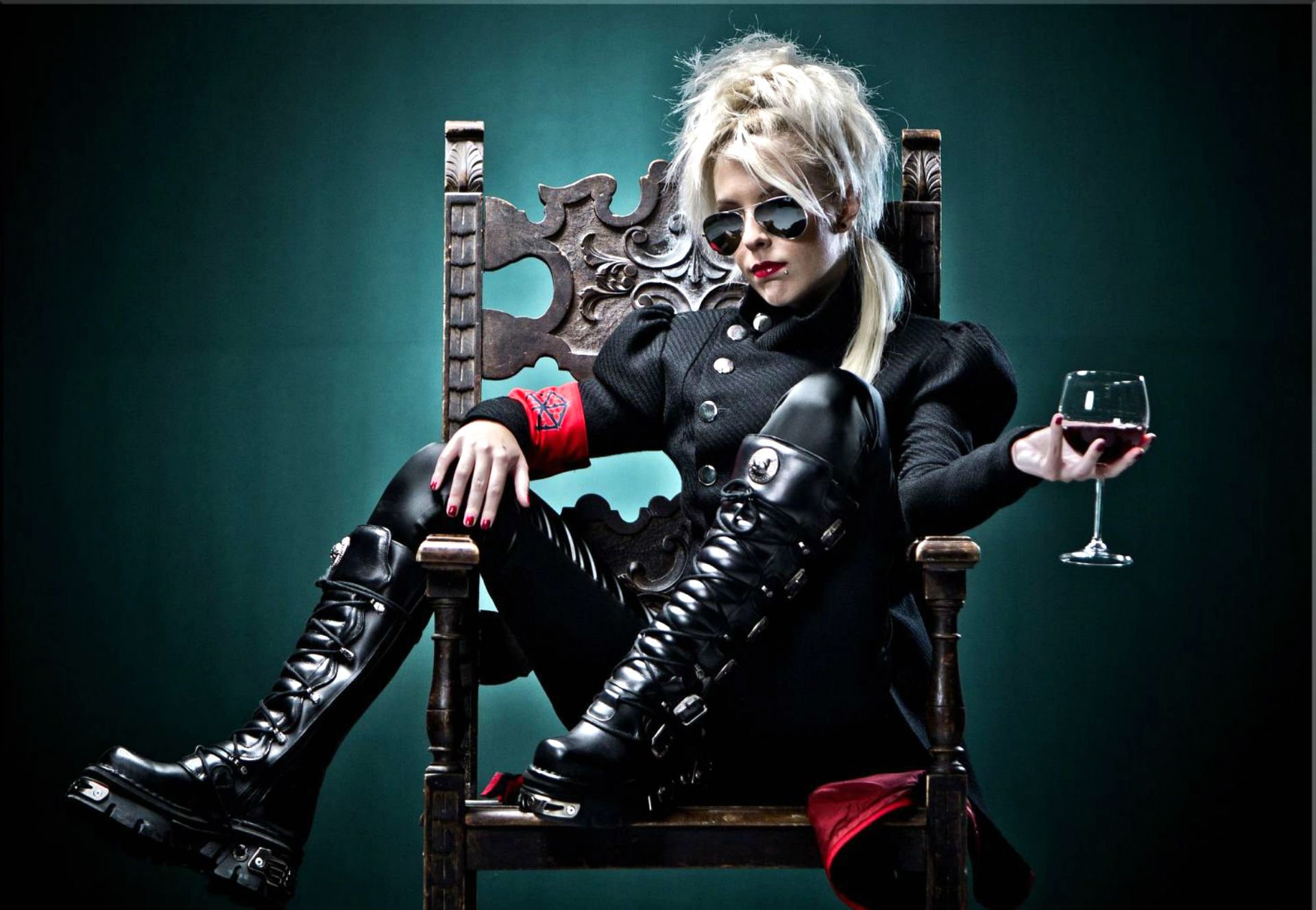 omega, Lithium, Industrial, Metal, Heavy, Glasses, Wine Wallpaper