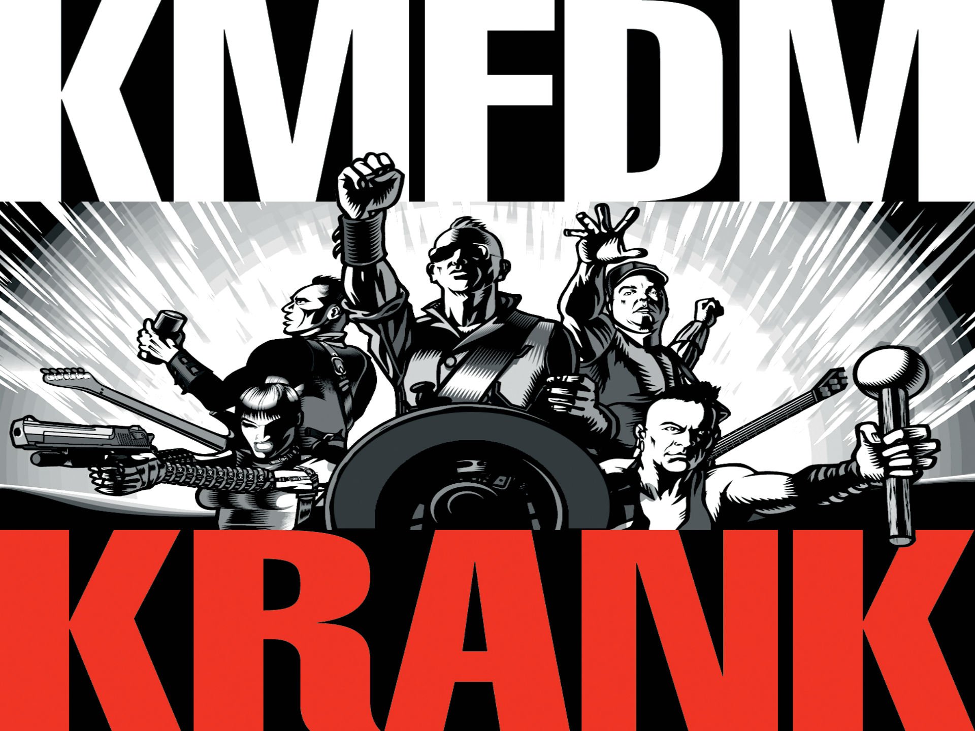 kmfdm, Industrial, Metal, Rock, Electro Wallpaper