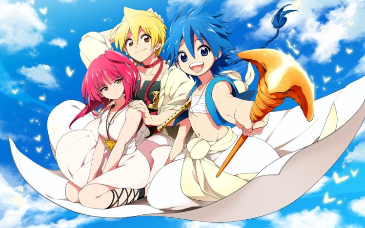 anime, Magi, The, Labyrinth, Of, Magic, Morgiana, Aladdin,  magi , Saluja, Alibaba HD Wallpaper Desktop Background