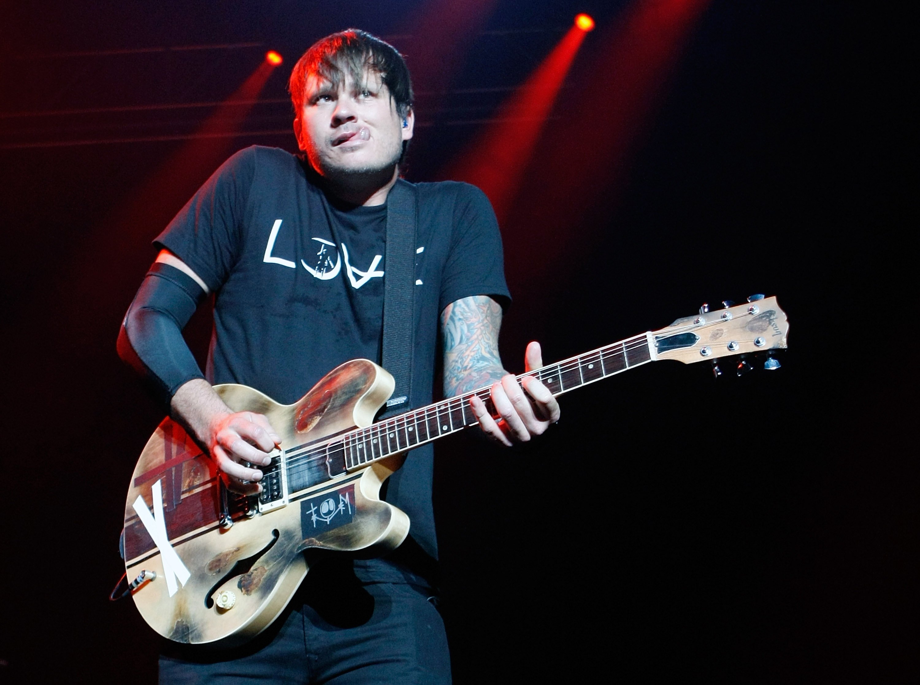 blink 182, Pop, Punk, Alternative, Rock, Hard, Blink, 182, Concert, Guitar Wallpaper