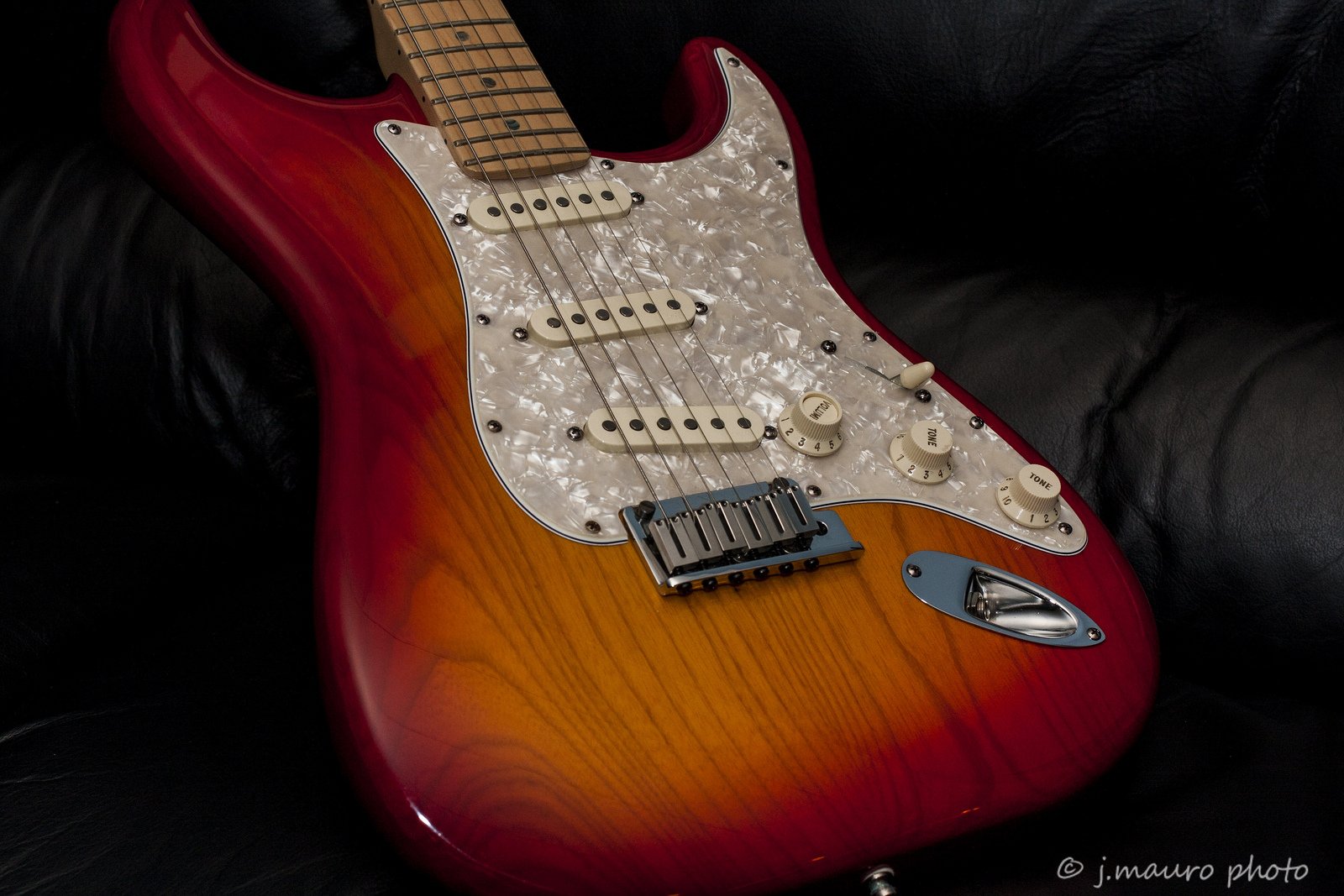 electric, Gibson, Fender, Guitar, Reflection, Strings, Macro, Music, Art Wallpaper