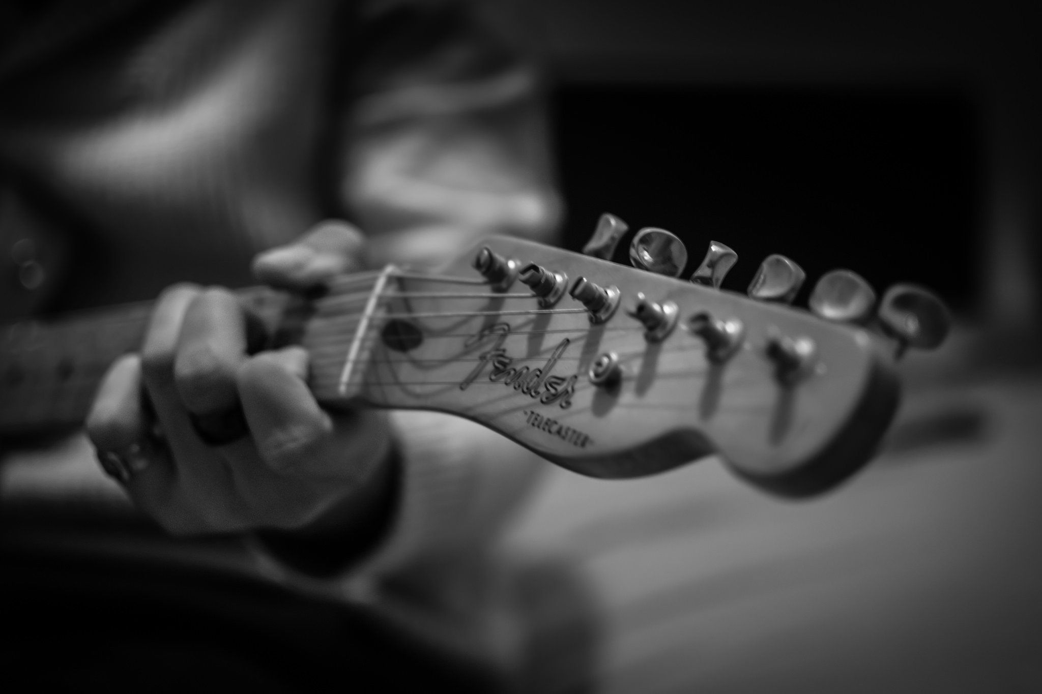 electric, Gibson, Fender, Guitar, Reflection, Strings, Macro, Music, Art Wallpaper
