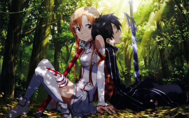 anime, Series, Sword, Art, Online, Kirito, Sword HD Wallpaper Desktop Background