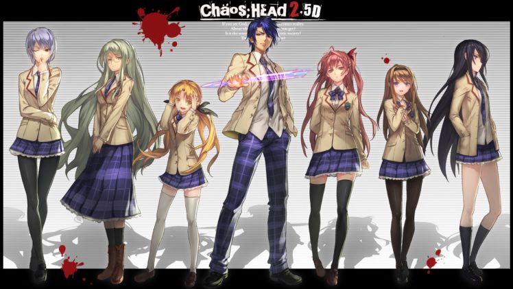 chaos, Head, Anime, Girl, Lovely HD Wallpaper Desktop Background