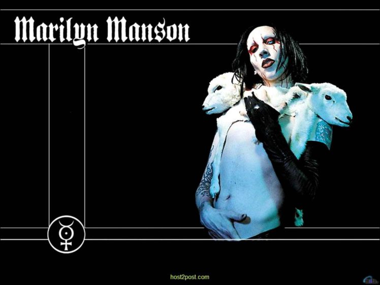 marilyn, Manson, Industrial, Metal, Heavy, Shock, Glam, Gothic HD Wallpaper Desktop Background