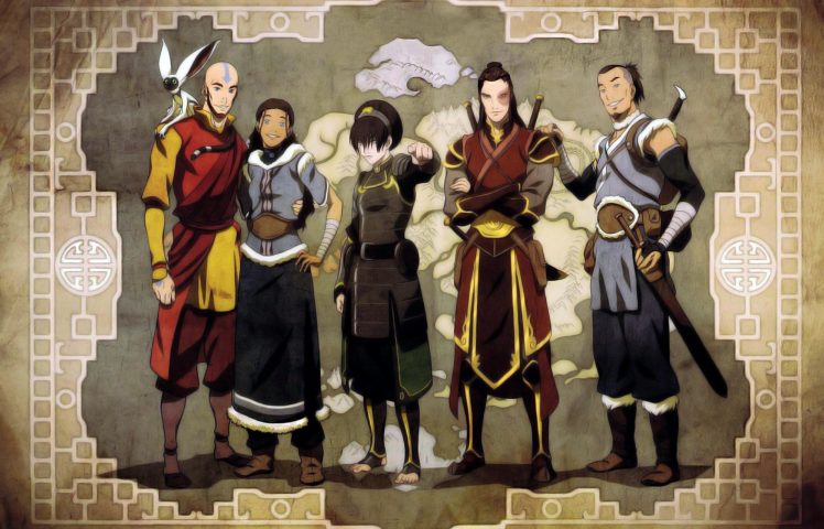 avatar, The, Last, Airbender, Aang, Sokka, Momo HD Wallpaper Desktop Background