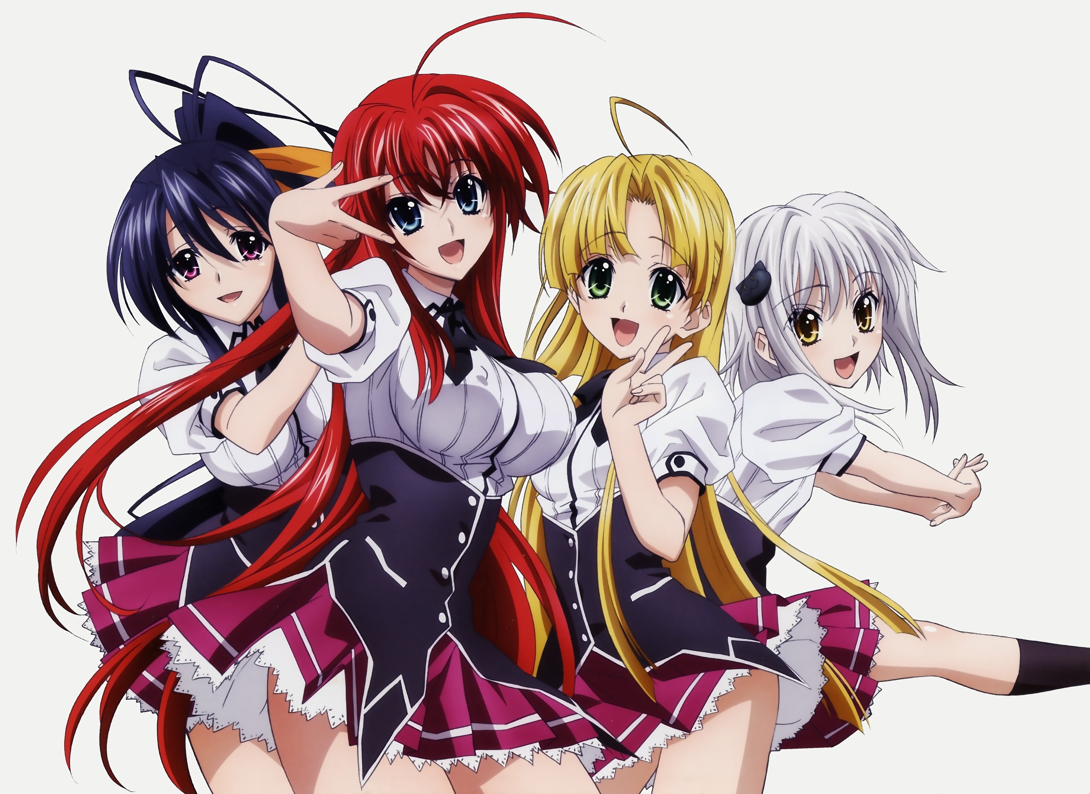 asia, Argento, Highschool, Dxd, Himejima, Akeno, Rias, Gremory, Toujou, Koneko Wallpaper