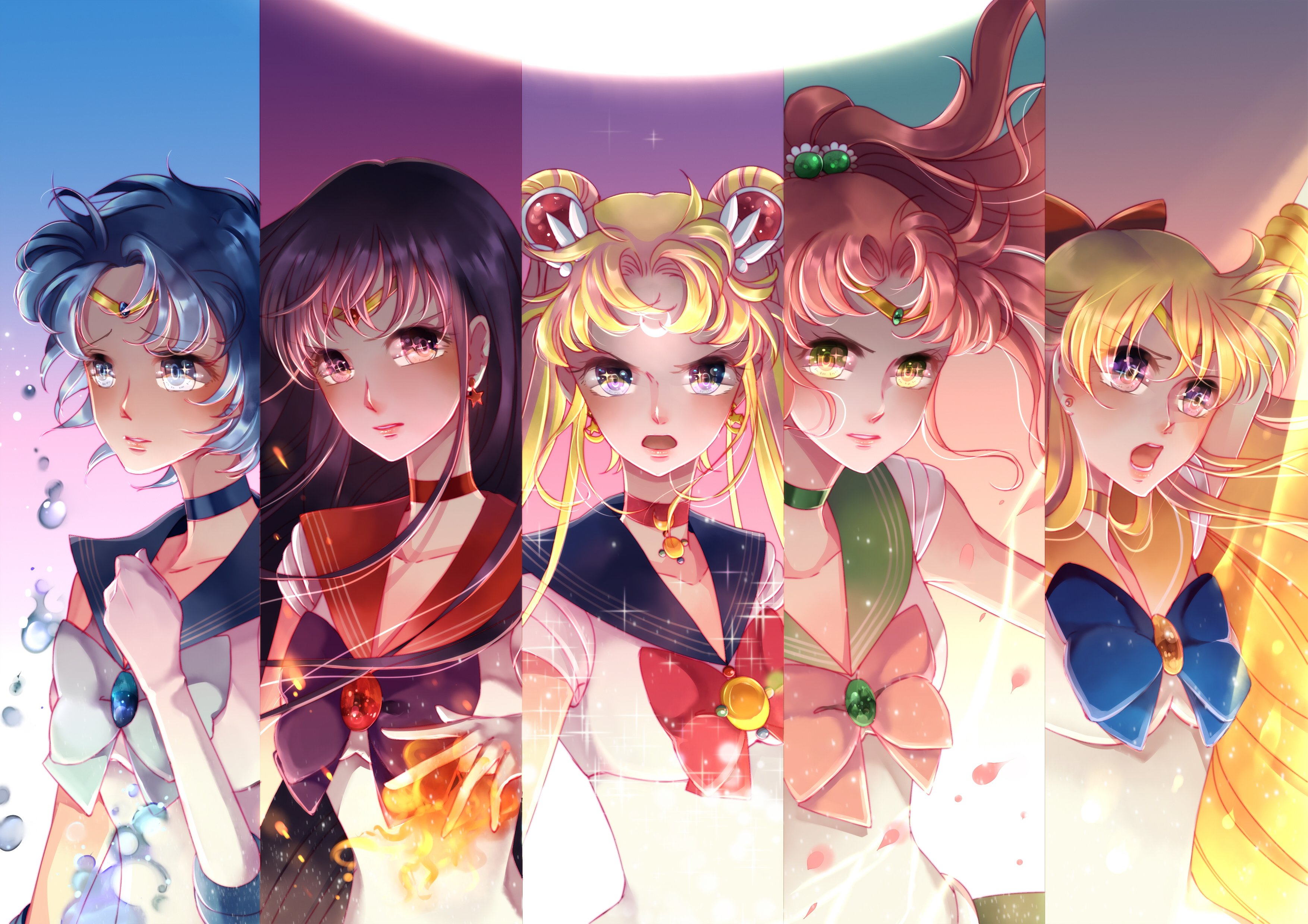 bishoujo, Senshi, Sailor, Moon, Aino, Minako, Sailor, Jupiter Wallpaper