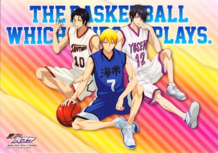 kuroko, No, Basuke, Kise, Ryouta, Takao, Kazunari, Himuro, Tatsuya, Basketball, Uniform HD Wallpaper Desktop Background