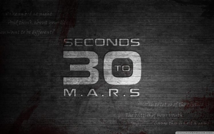 thirty, Seconds, To, Mars, Wallapaper HD Wallpaper Desktop Background