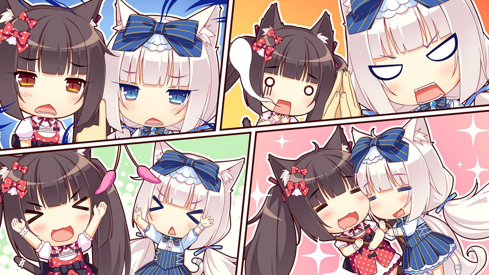 catgirl, Chibi, Chocola,  sayori , Game, Cg, Nekopara, Sayori, Vanilla,  sayori Wallpaper