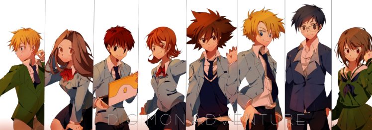 digimon, Adventures, Digimon, Kido, Jyou, Izumi, Koushirou, Yagami, Hikari HD Wallpaper Desktop Background