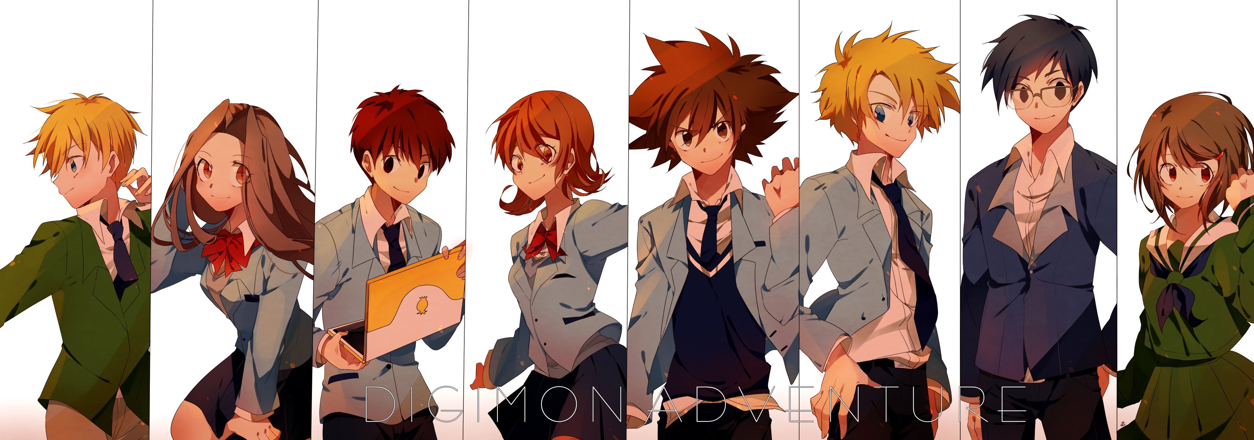 digimon, Adventures, Digimon, Kido, Jyou, Izumi, Koushirou, Yagami, Hikari Wallpaper