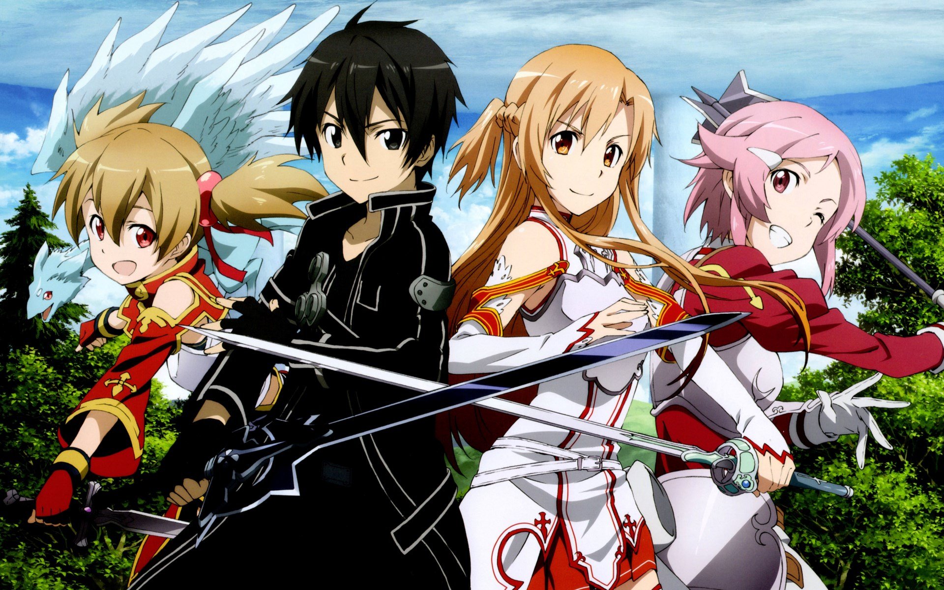 sword, Art, Online, Ii, Animation, Fighting, Sci fi, Japanese, Anime