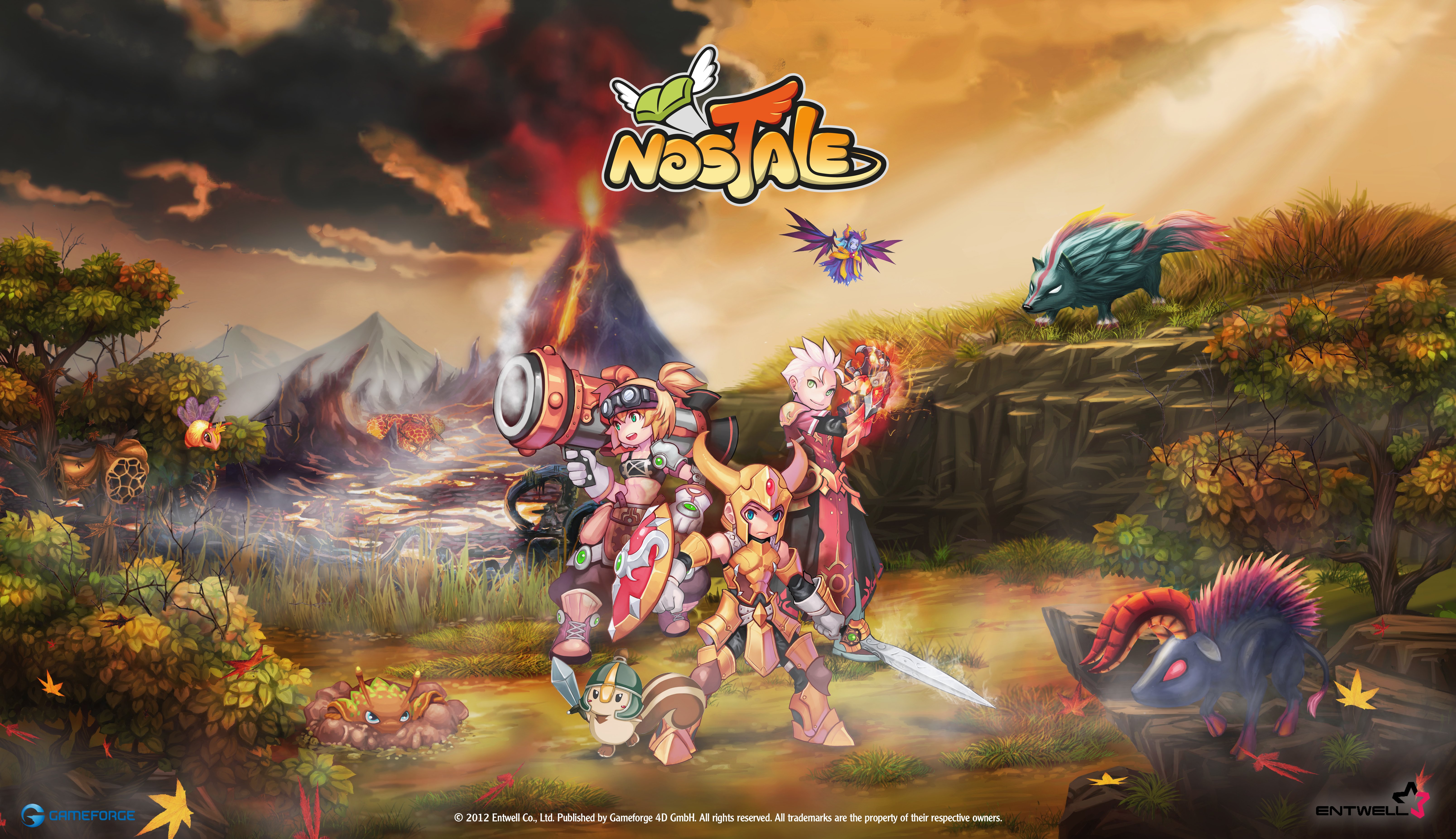 nostale, Online, Anime, Mmo, Rpg, Fantasy, Adventure, 1nosto, Action, Fighting, Exploration Wallpaper