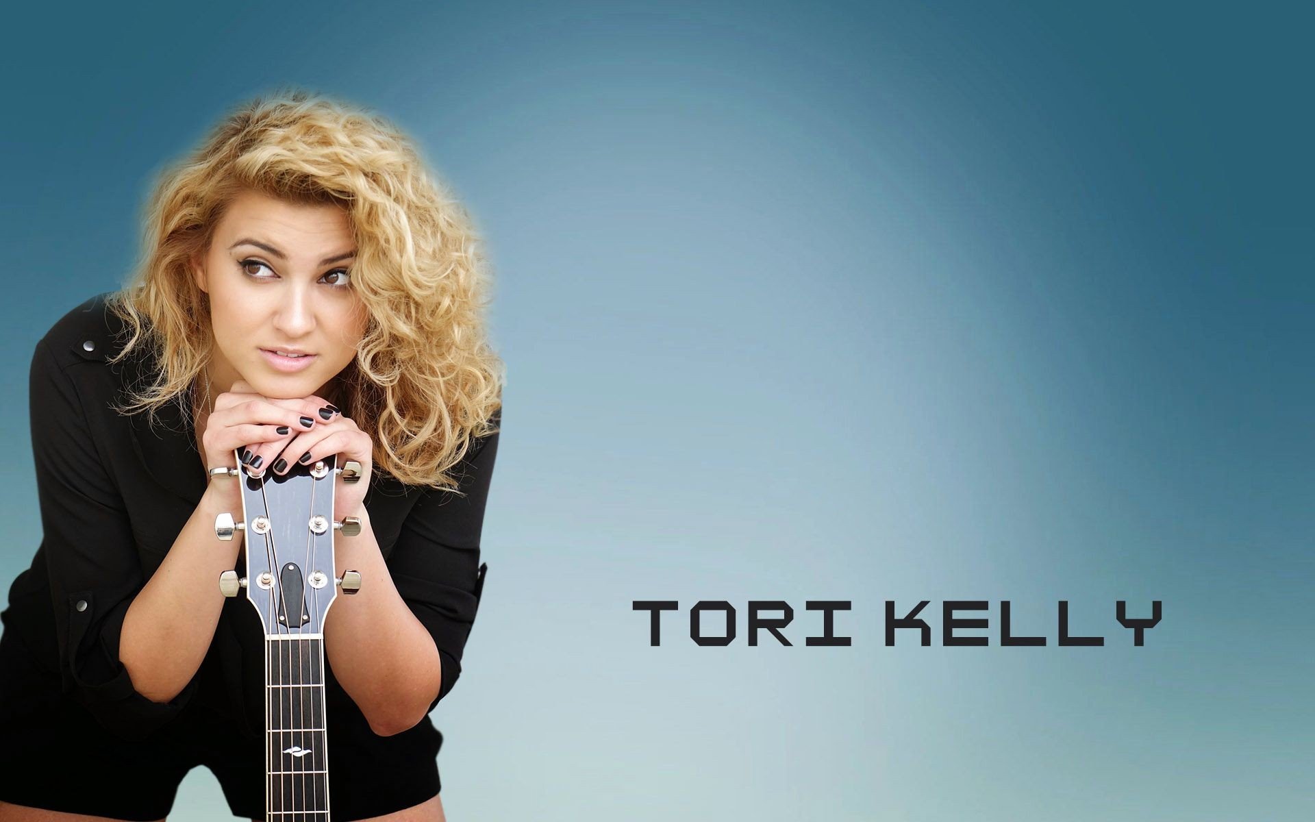 tori, Kelly, Pop, Singer, Soul, R b, Poster, Guitar Wallpaper