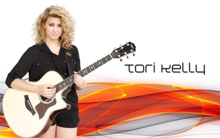 tori, Kelly, Pop, Singer, Soul, R b, Poster, Guitar HD Wallpaper Desktop Background