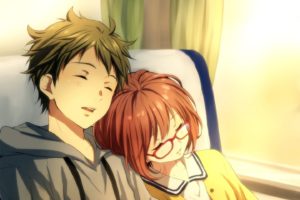 anime, Series, Couple, Sleep, Girl, Boy