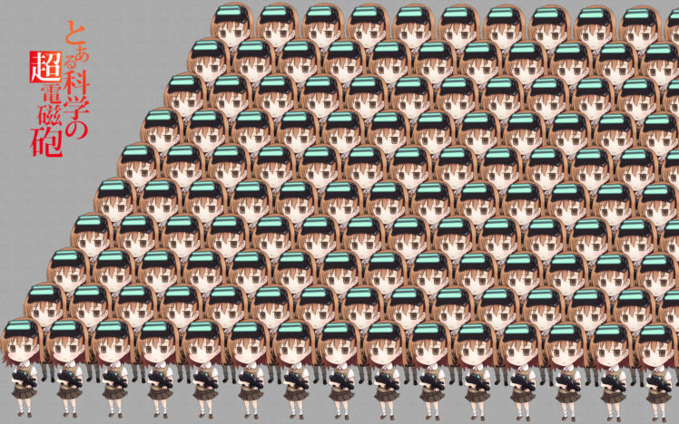 brown, Hair, Goggles, Gun, Hinsoko, Megane, Misaka, Imouto, Photoshop, Seifuku, To, Aru, Kagaku, No, Railgun, To, Aru, Majutsu, No, Index, Weapon HD Wallpaper Desktop Background