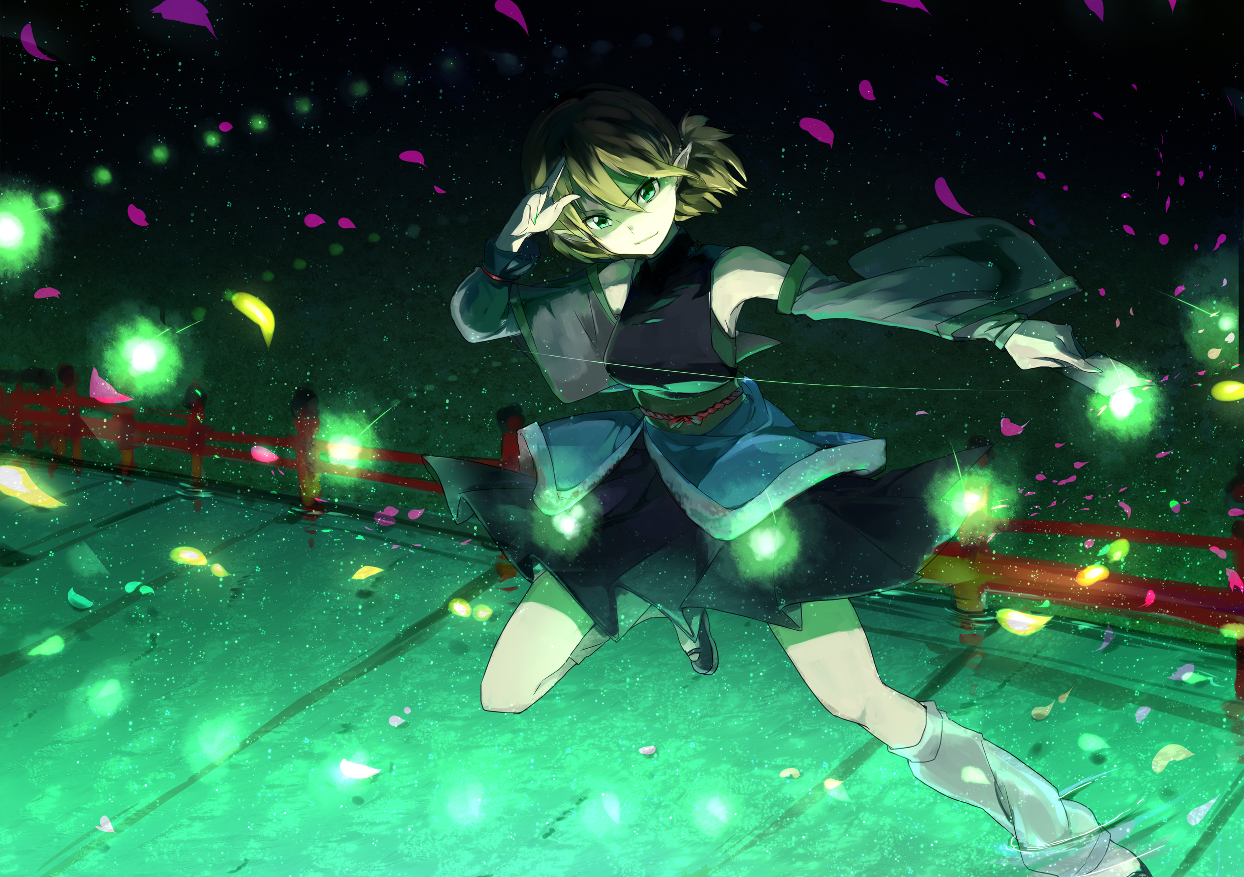 mizuhashi, Parsee, Touhou, Ume,  plumblossom Wallpaper