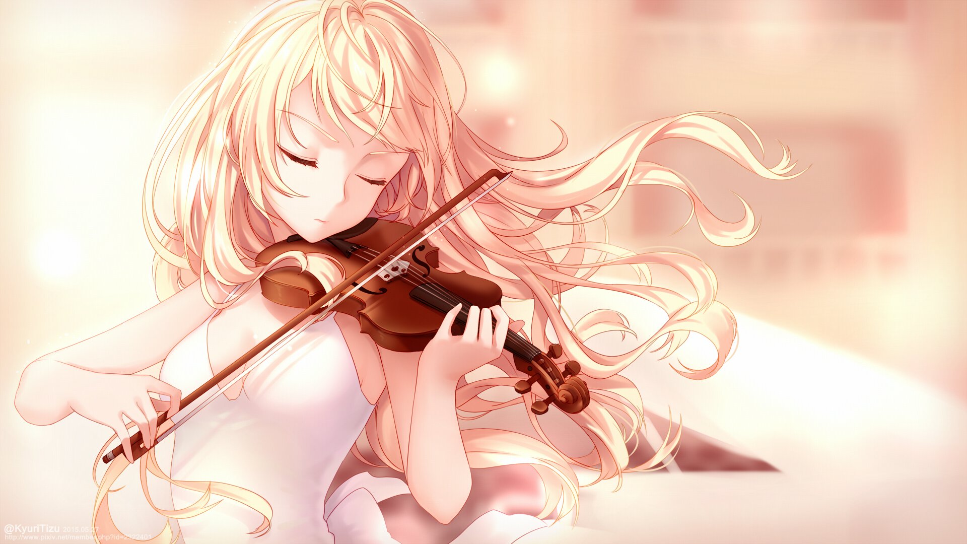 Blonde Hair Dress Instrument Kyuri Long Hair Miyazono Blonde Hair Dress Instrument Kyuri Long Hair Miyazono