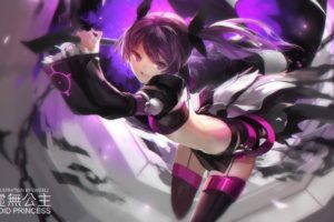 aisha,  elsword , Elsword, Pink, Eyes, Pink, Hair, Swd3e2, Sword, Thighhighs, Twintails, Watermark, Weapon