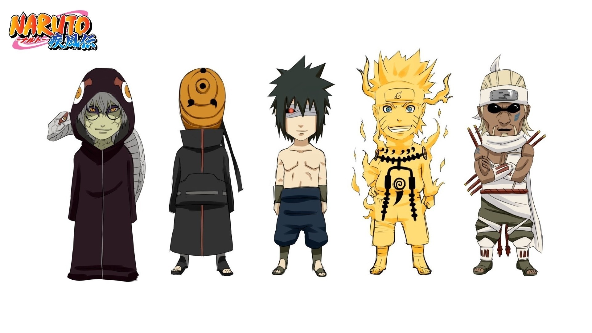 kabuto, Sasuke, Killer, Bee, Tobi, Naruto, Shippuden Wallpapers HD /  Desktop and Mobile Backgrounds