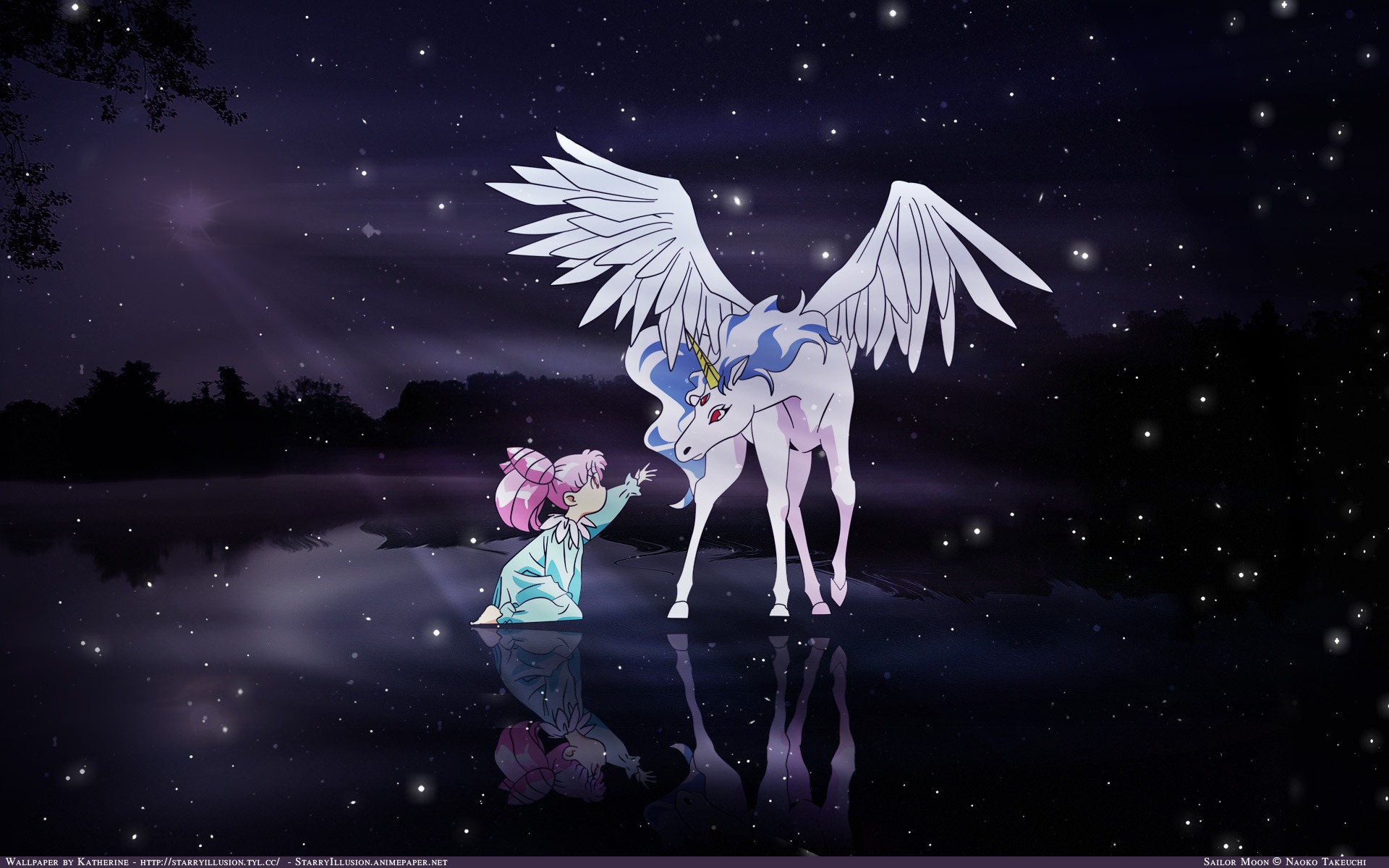 chibiusa, Pegasus, Sailor, Moon Wallpaper