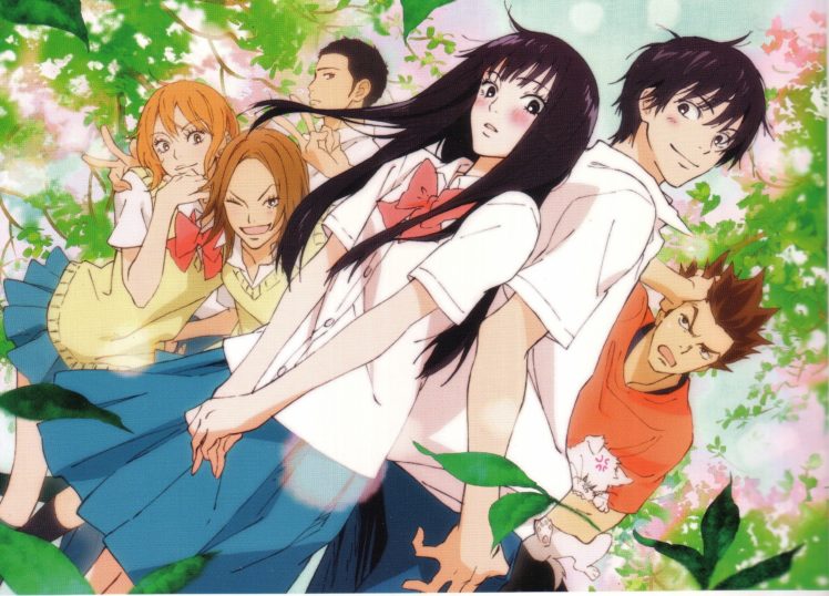 anime, Couple, Group, Cute, Girl, Boy, Kimi, Ni, Todoke, Series, Kazuichi, Arai, Character, Shouta, Kazehaya HD Wallpaper Desktop Background