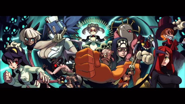 skullgirls, Action, Fighting, Chibi, Girl, Girls, Skull, Warrior, Anime, Mahga, 1sgirls, Disney HD Wallpaper Desktop Background