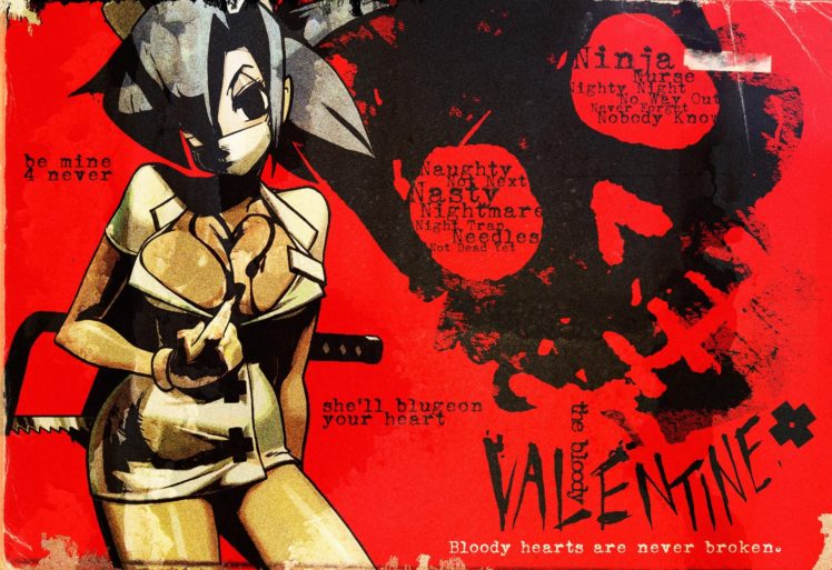 skullgirls, Action, Fighting, Chibi, Girl, Girls, Skull, Warrior, Anime, Mahga, 1sgirls, Disney HD Wallpaper Desktop Background