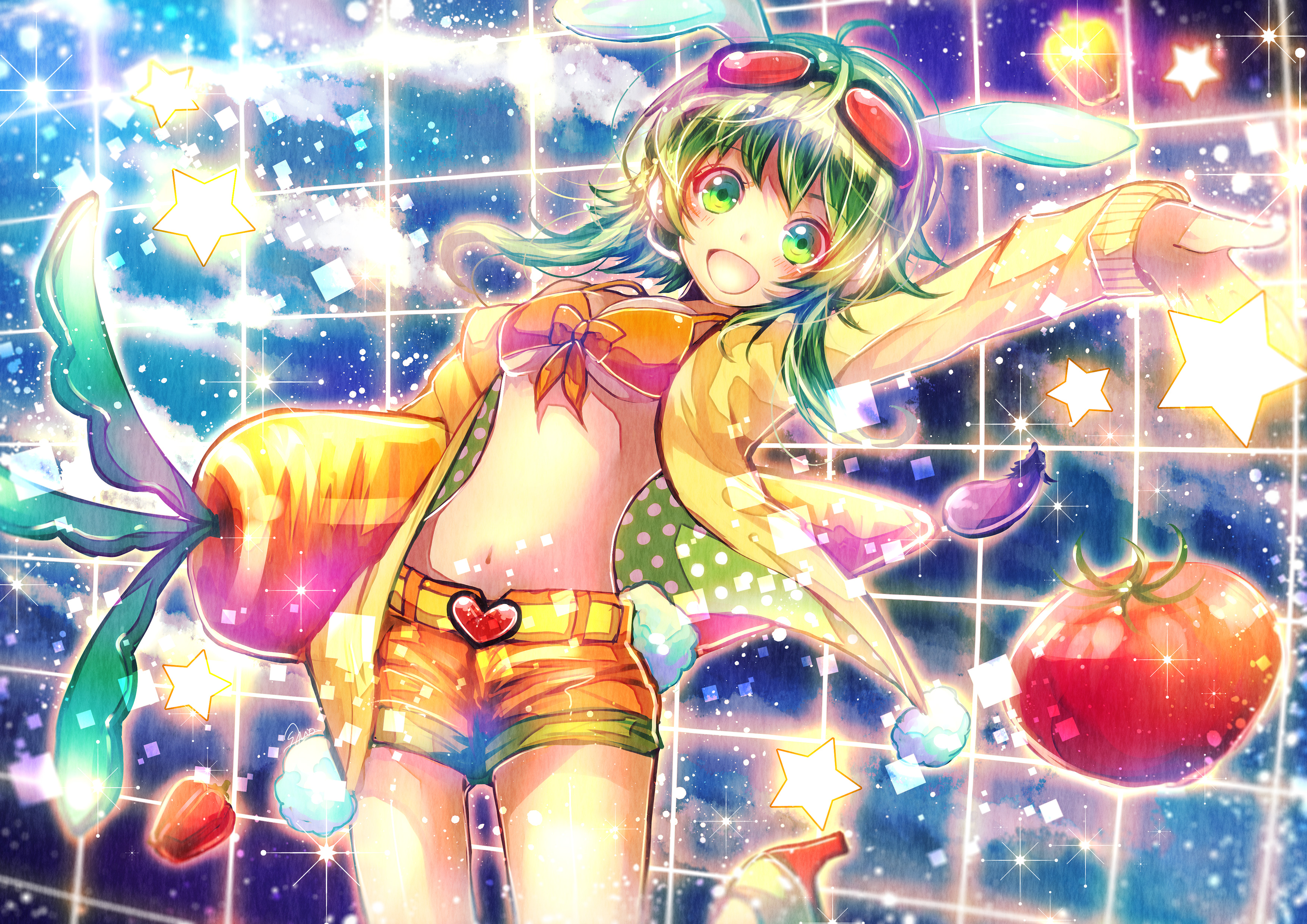 gumi, Sazanami, Shione, Vocaloid Wallpaper