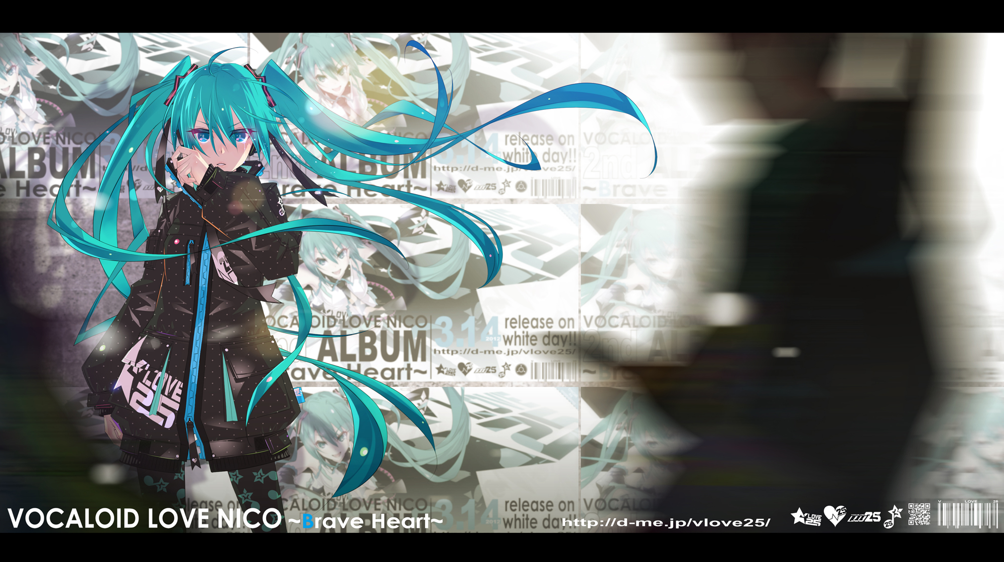 hatsune, Miku, Monq, Vocaloid Wallpaper