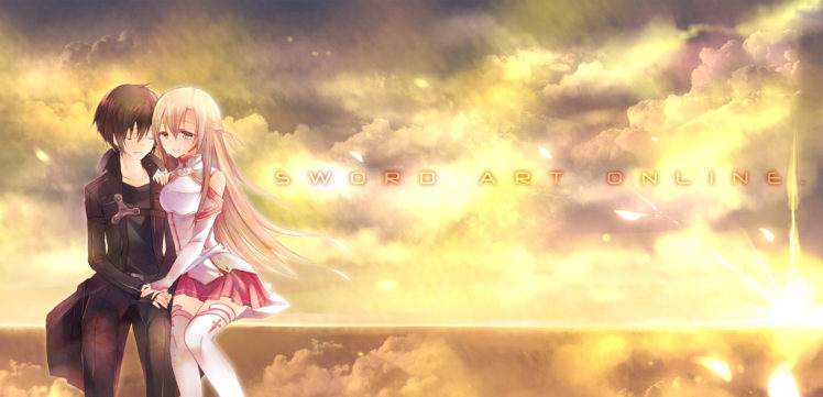 crying, Kirigaya, Kazuto, Long, Hair, Sky, Sword, Art, Online, Tears, Yuuki, Asuna HD Wallpaper Desktop Background