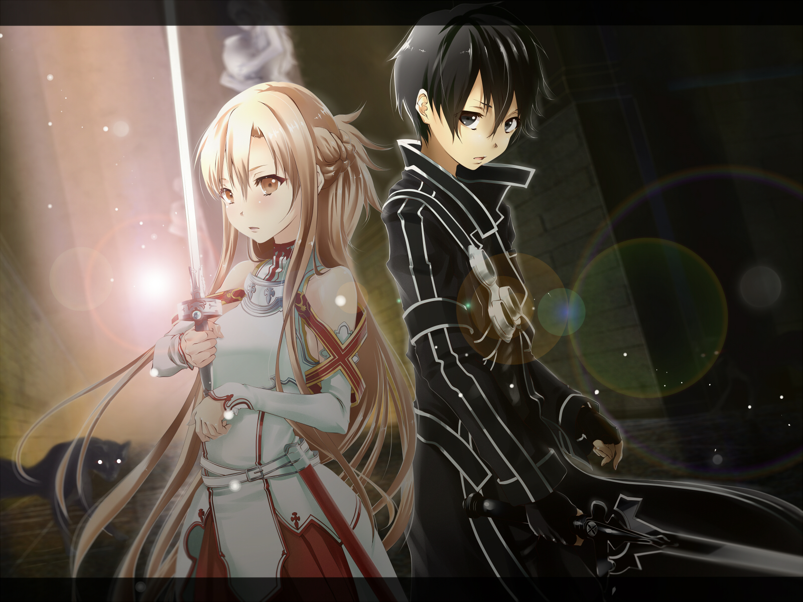 kirigaya, Kazuto, Poker face 008, Sword, Sword, Art, Online, Weapon, Yuuki, Asuna Wallpaper