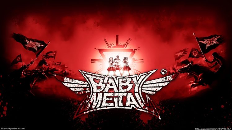 babymetal, Japanese, Idol, Metal, Jpop, J pop, Pop, Heavy, Asian, Oriental, Girl, Girls, 1bmetal, Visual, Kei, Heavy, Poster HD Wallpaper Desktop Background
