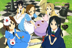 akiyama, Mio, Alice, In, Wonderland, Hirasawa, Yui, Horiguchi, Yukiko, K on , Kotobuki, Tsumugi, Nakano, Azusa, Scan, Tainaka, Ritsu