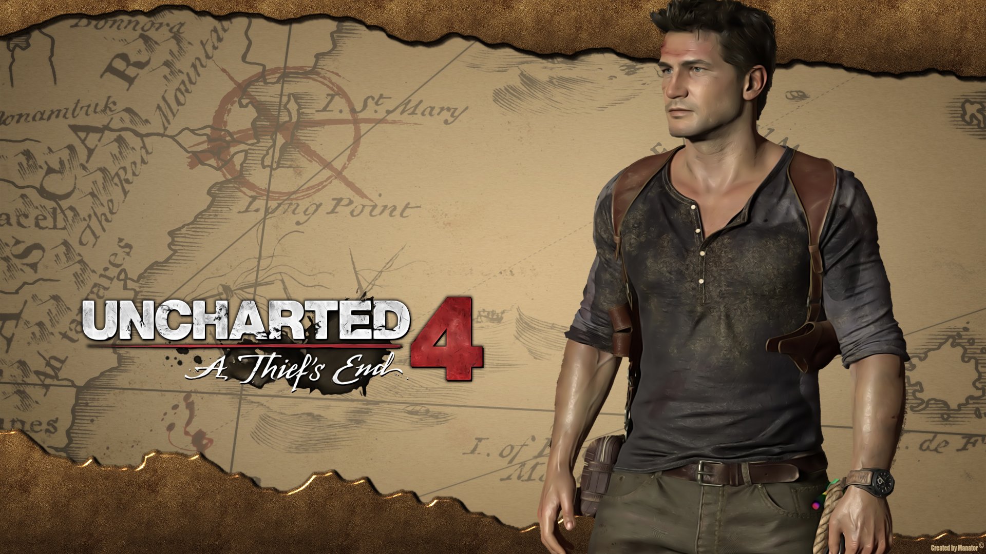 uncharted, 4, Thiefs, End, Action, Adventure, Tps, Shooter, Platform, Poster Wallpaper
