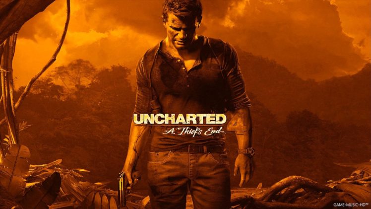 uncharted, 4, Thiefs, End, Action, Adventure, Tps, Shooter, Platform, Poster HD Wallpaper Desktop Background