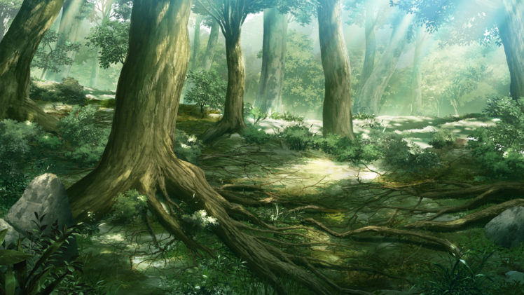 forest, Game, Cg, Grisaia, No, Kajitsu, Grisaia, No, Meikyu, Scenic, Tree HD Wallpaper Desktop Background