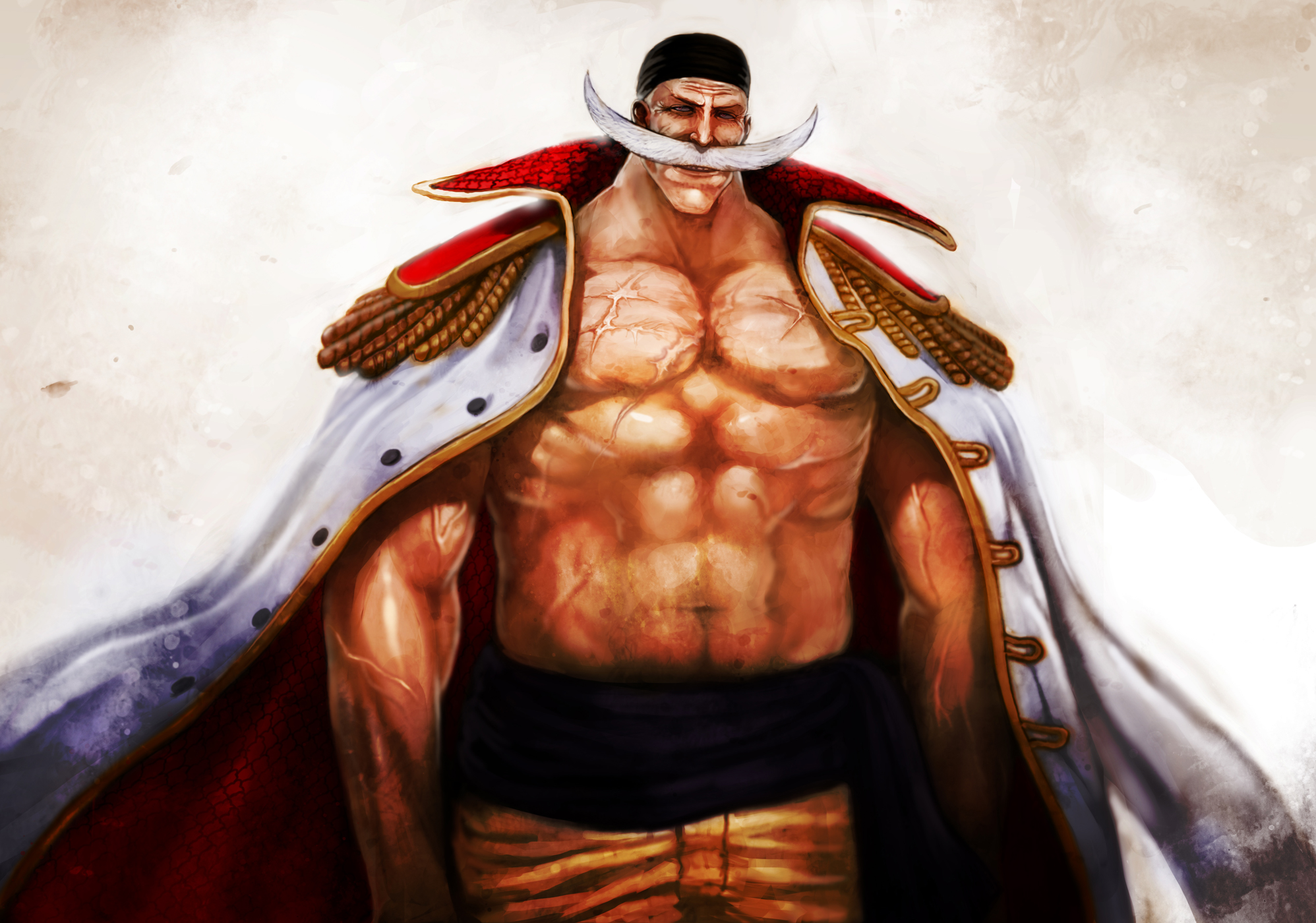 edward, Newgate, Lack, Male, One, Piece, Pirate, Scar Wallpaper