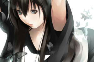 black, Eyes, Black, Hair, Butterfly, Fuuchouin, Kazuki, Getbackers, Japanese, Clothes, Papillon10, Trap