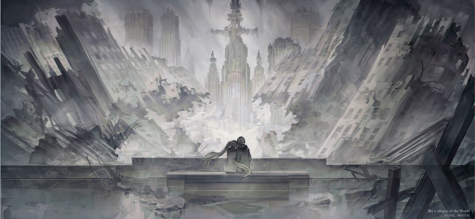 kekkai, Sensen, Ruins, Scenic, Zxq Wallpaper