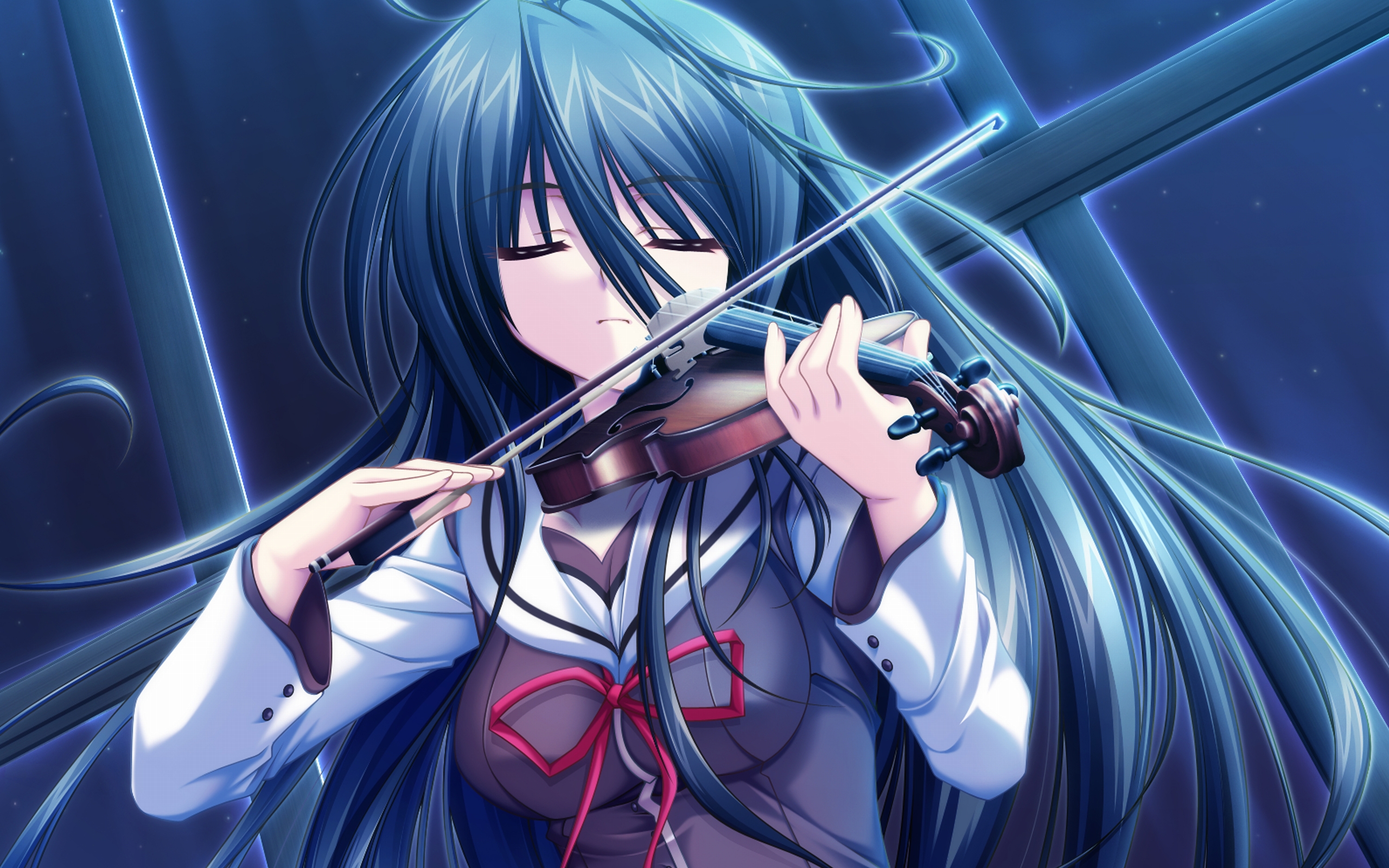 senjou, No, Maou, Instrument, Usami, Haru, Violin Wallpaper