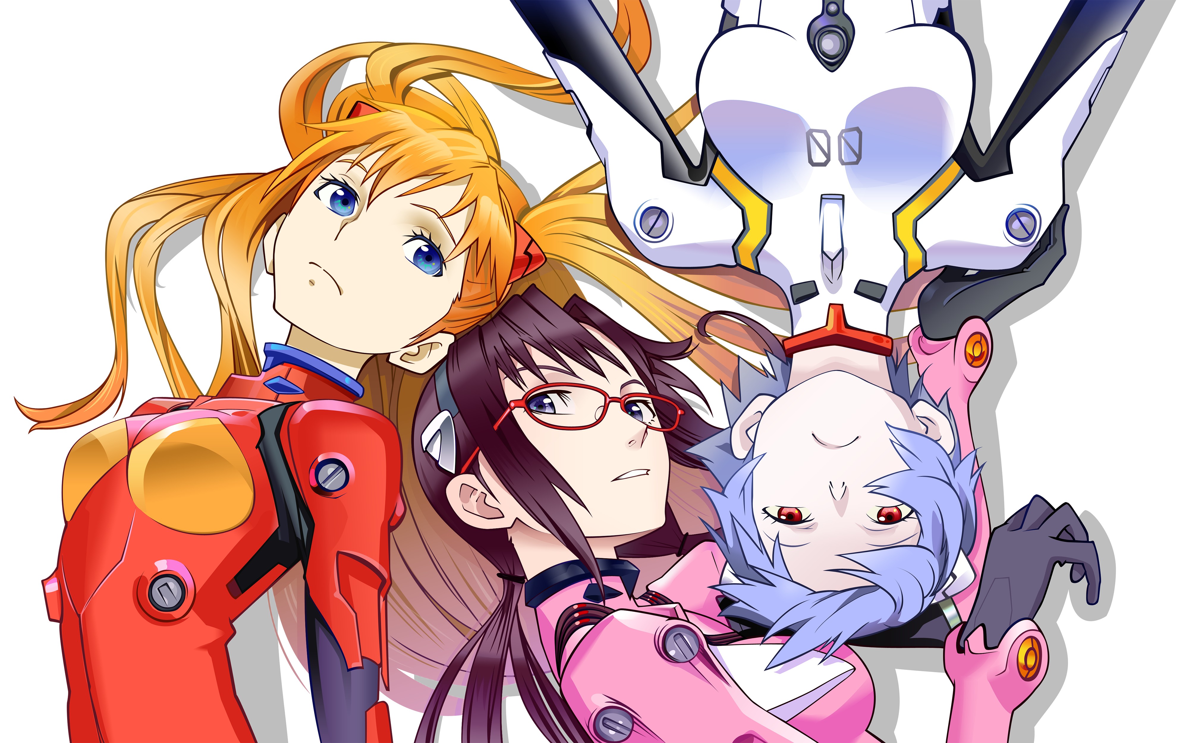 neon, Genesis, Evangelion, Anime, Plugsuit Wallpaper